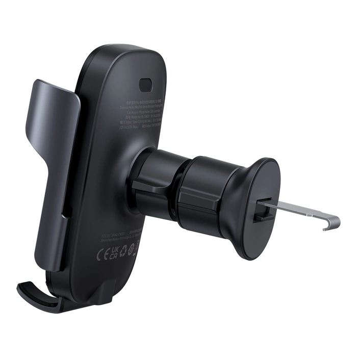 Wireless Charging Car Mount Baseus MilkyWay Pro 15W (black)