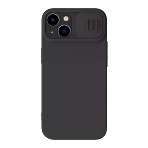 Nillkin CamShield Silky Silicone case for iPhone 14/13  (classic black))