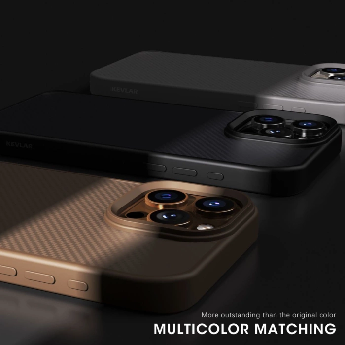 Wozinsky Carbon Fiber Case with MagSafe for Samsung Galaxy S25 - Brown