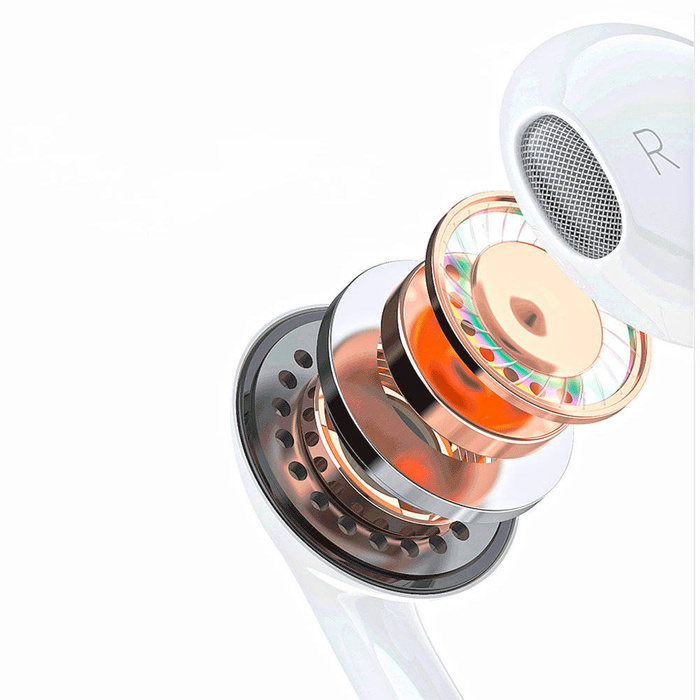 Dudao X14PROL-W1 Earphones with Lightning Connector white (X14PROL-W1)