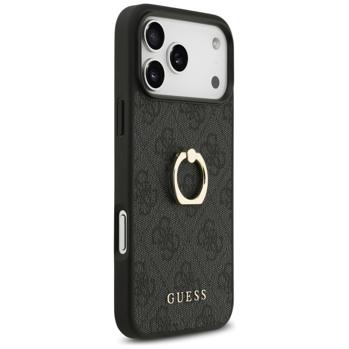Etui Guess 4G Ring Stand do iPhone 17    Pro Max czarny