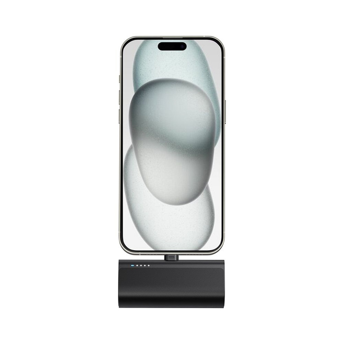 Powerbank Blue Star W0556P 2,1A 5000 mAh z wbudowanym złączem Lightning czarny