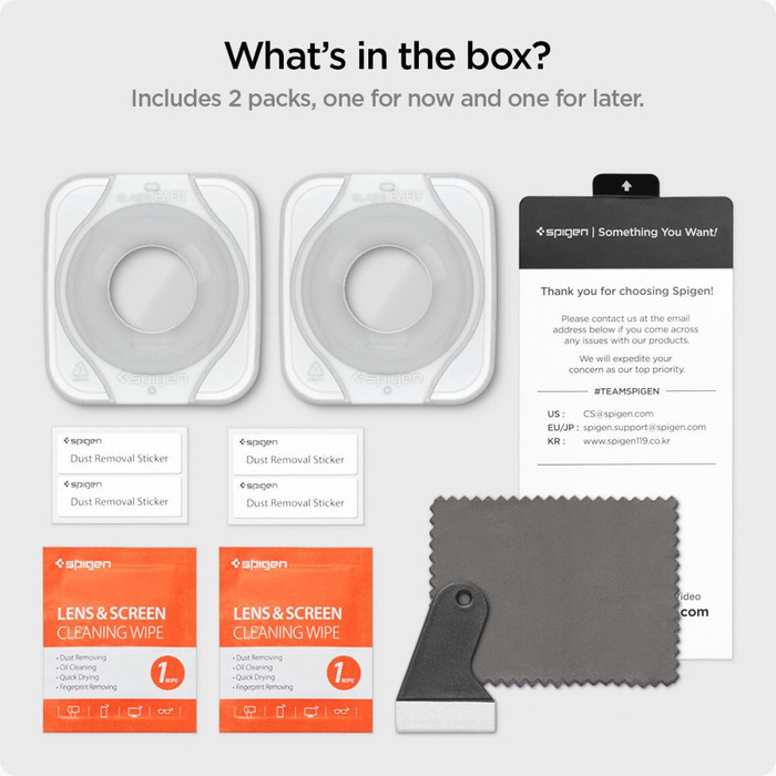 Vetro temperato Spigen GLAS.TR "EZ-FIT" cONFEZIONE DA 2 Galaxy Watch 5 PRO (45 MM)