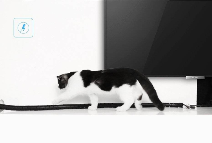 Ugreen cover cable organizer 5m black (30820)