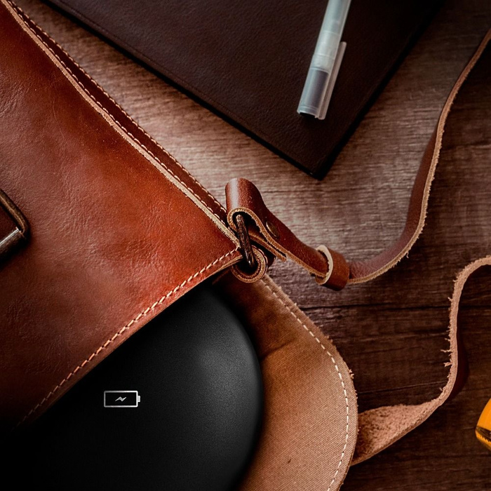 Ładowarka indukcyjna Forcell F-Energy Qi QC 15W + kabel USB C do USB A czarna