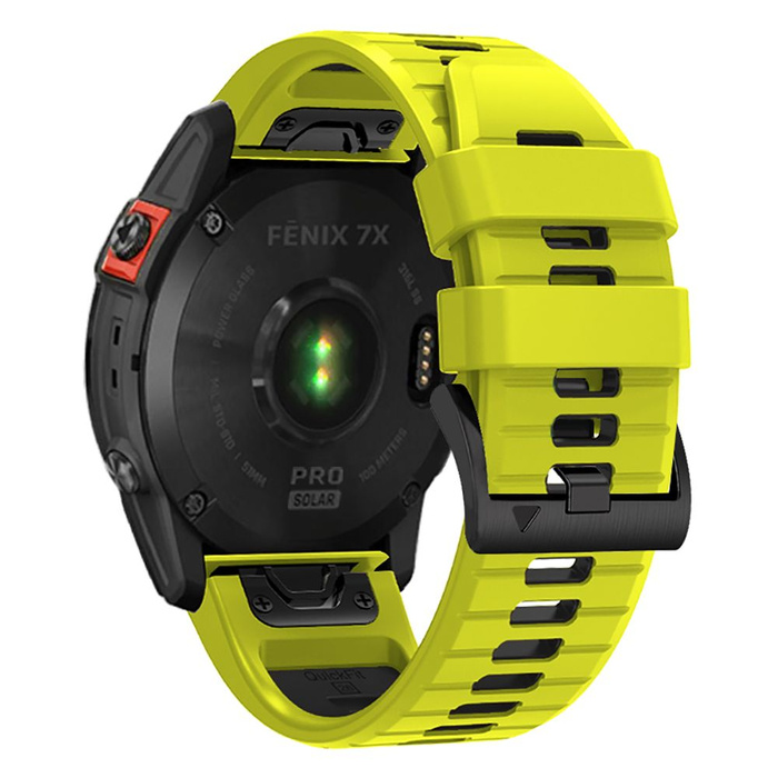 Strap Tech-protect Iconband Pro Garmin Fenix 3 / 5x / 3hr / 5x Plus / 6x / 6x Pro / 7x Lime/black