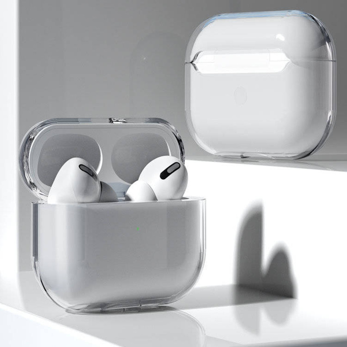 Coque pour AirPods 2 / AirPods 1 étui rigide casque transparent (case A )