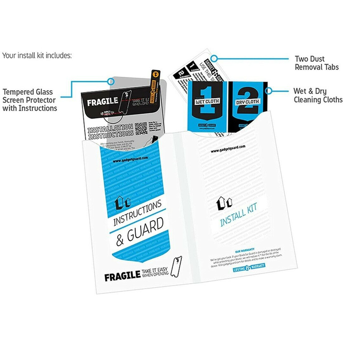 Schutzglas Samsung Galaxy S10e Gadget Guard Volles Klebeglas