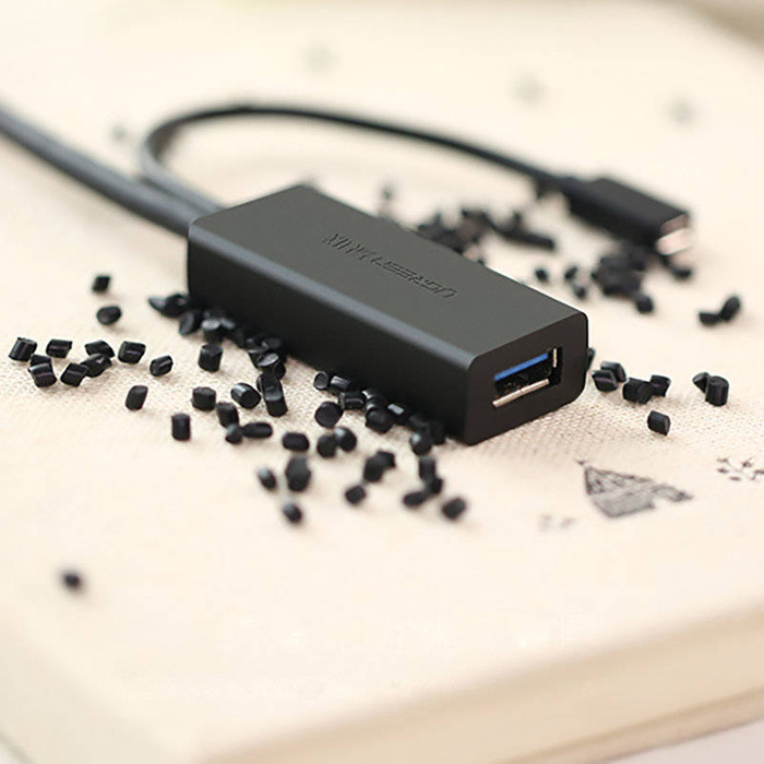 Ugreen active extension cable USB 3.2 Gen 1 (USB 3.0, USB 3.1 Gen 1) 10m black (US175)