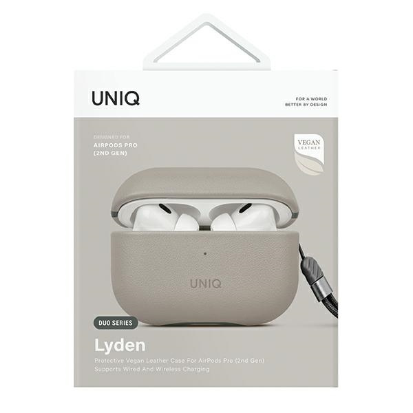 UNIQ etui Lyden DS AirPods Pro 2 gen(2022/2023) beżowo-zielony/ivory-lichen green