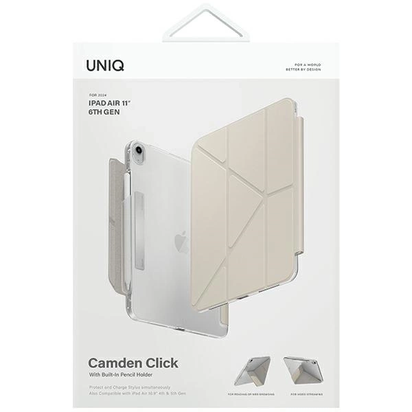 Uniq Camden Click Hülle für iPad Air 11&quot; 2024 - Beige