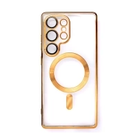Galvanisiertes Case mit MagSafe galvanisiert für iPhone 16e - Gold
