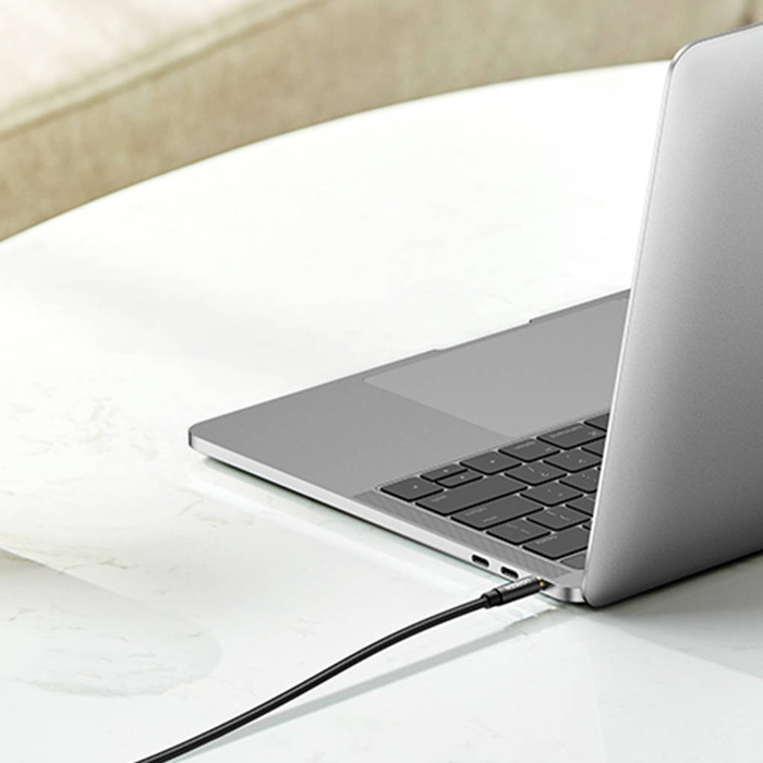 Ugreen kabel audio AUX přímý konektor minijack 3,5 mm 1m modrý (AV112)