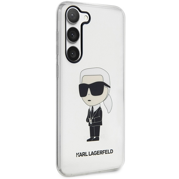 Hülle Karl Lagerfeld Klhcs23shniktct S23 S911 Transparent Hartcase Ikonik Karl Lagerfeld Case