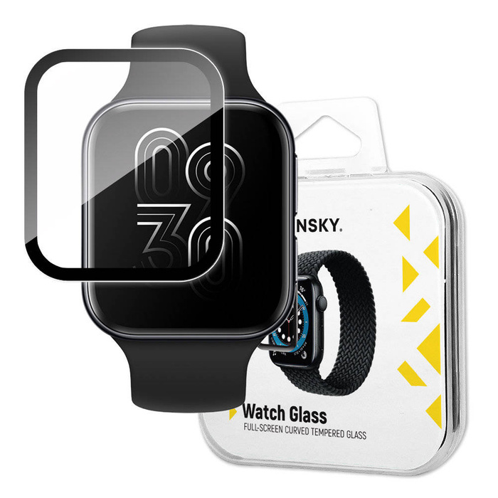 Wozinsky Watch Glass cristal híbrido para Oppo Watch 46 mm negro