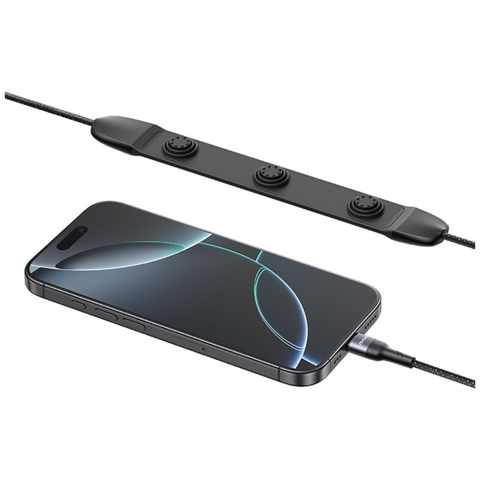 Kabel z Masażerem USAMS 100W Fast Charging SJ759 U89 Czarny