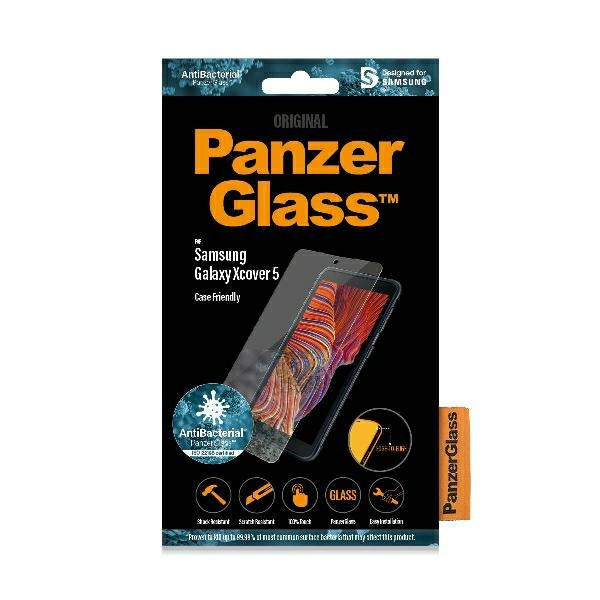 PanzerGlass Pro E2E Regular Samsung Xcover 5 G525 Antibacterial Case Friendly black/black