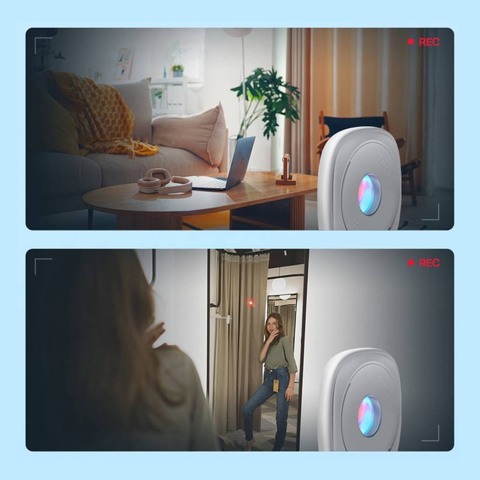 Baseus Heyo Camera Detector White（With Simple charging cable USB to Type-C 0.3m White)