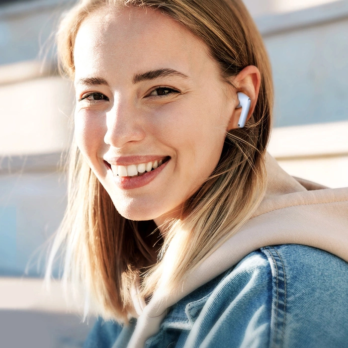 Bezdrátová sluchátka do uší Joyroom Funpods (JR-FB2) - modrá