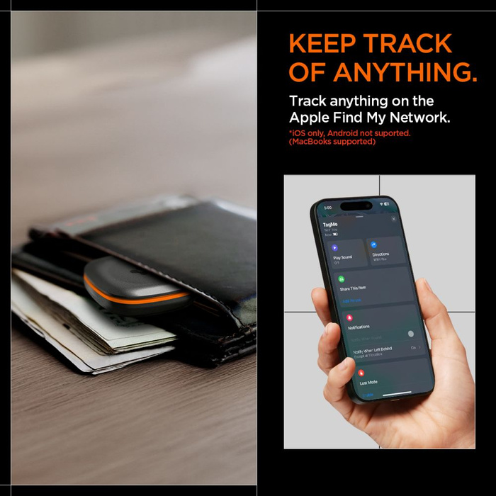 SPIGEN TAGME BLUETOOTH TRACKER SCHWARZ