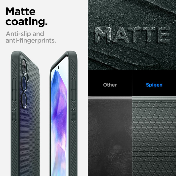 Hülle Spigen Liquid Air Samsung Galaxy A55 5g Abyss Green Case