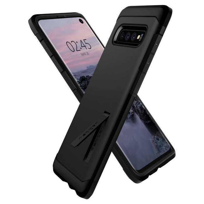 Coque SPIGEN Étui Tough Armor Samsung Galaxy S10 noir