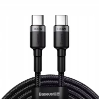Baseus Cafule 100W PD2.0 USB-C - USB-C Cable 2m - Gray-Black