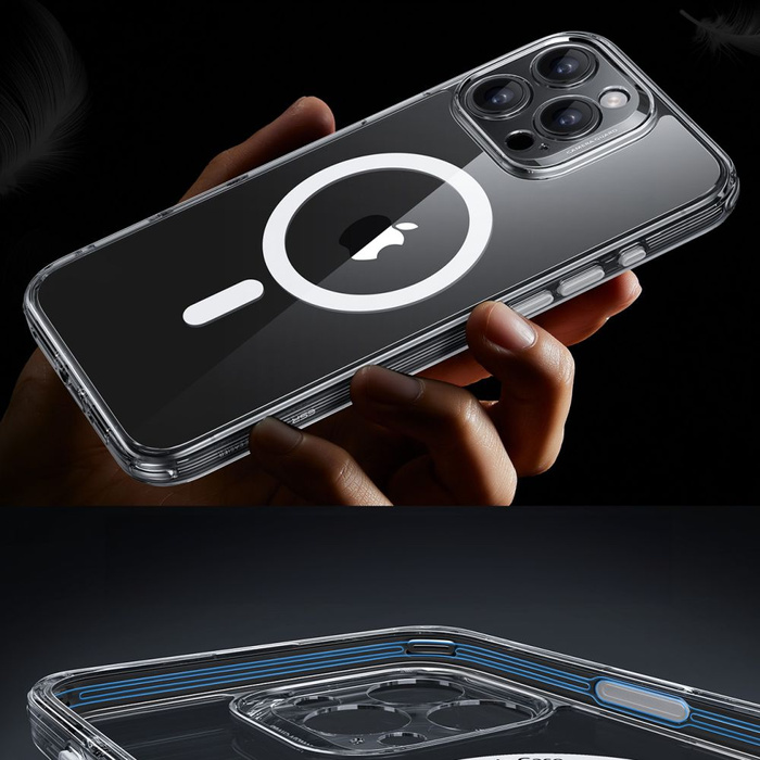 ESR CLASSIC PRO SET HALOLOCK MAGSAFE IPHONE 16 PRO MAX CLEAR