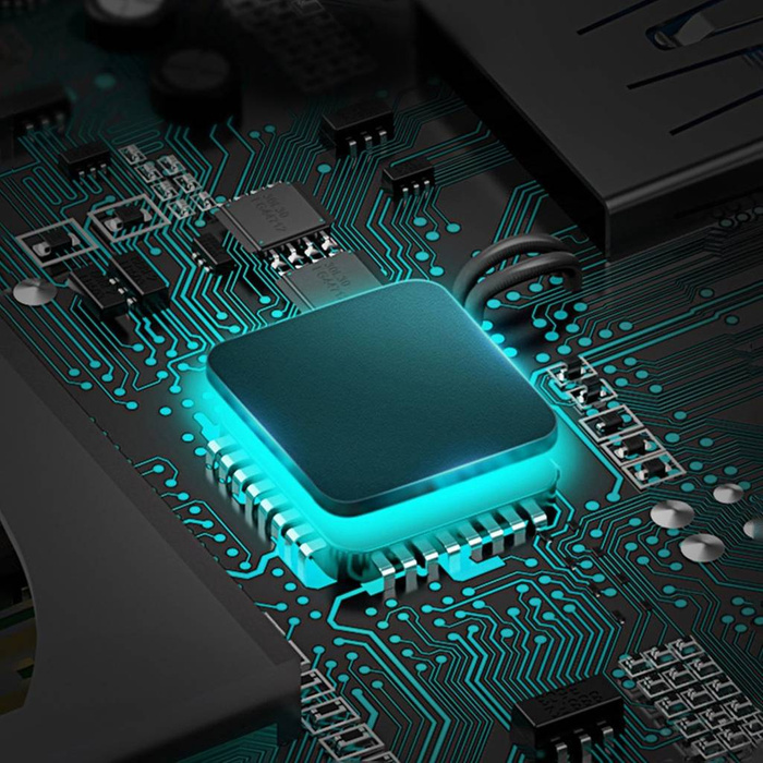 Baseus Metal Gleam Series HUB 4 in 1 USB Type C Docking Station - 3 x USB 3.2 Gen. 1 / RJ45 (WKWG070113)