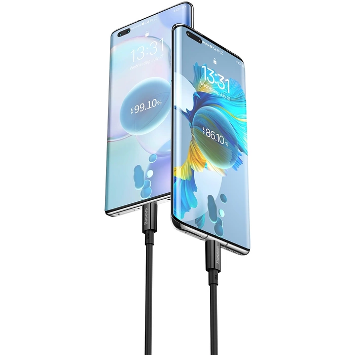 Cable USB do USB-C Baseus Superior 100W 2m (black)