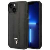 Case Karl Lagerfeld KLHCP14MPSQPK iPhone 14 Plus 6.7" hardcase black/black Puffy Ikonik Pin