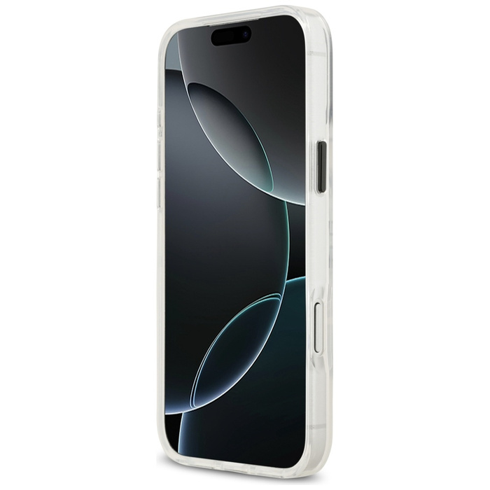 Etui Karl Lagerfeld IML Choupette Sketch Logo MagSafe do iPhone 17 Pro Max przezroczysty