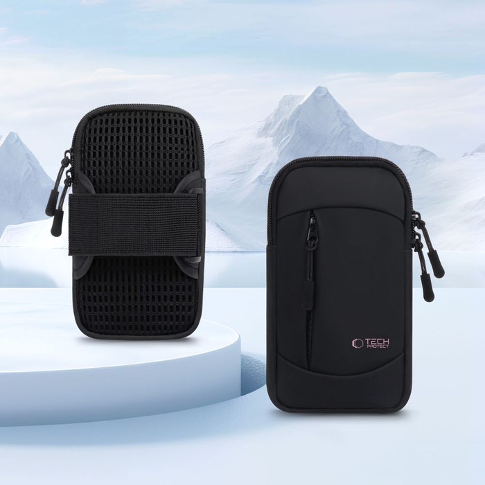 OPASKA NA RAMIĘ TECH-PROTECT M6 UNIWERSALNA SPORT ARMBAND CZARNA