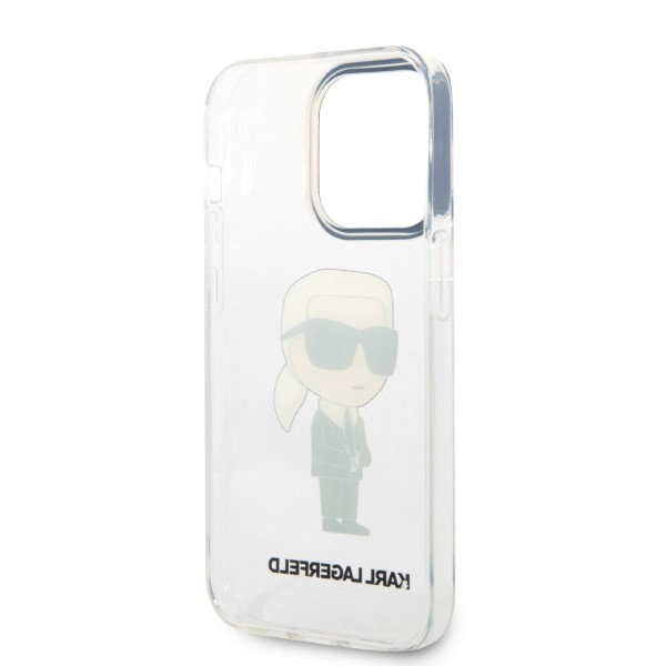 Cover Karl Lagerfeld iPhone 14 Pro Max 6,7" trasparente durocase Ikonik Karl Lagerfeld