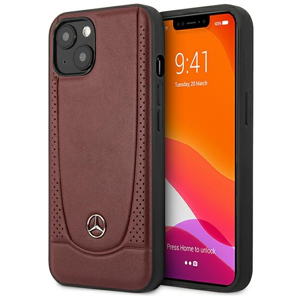 Mercedes MEHCP14SARMRE iPhone 14 6.1" red/red hardcase Leather Urban Bengale