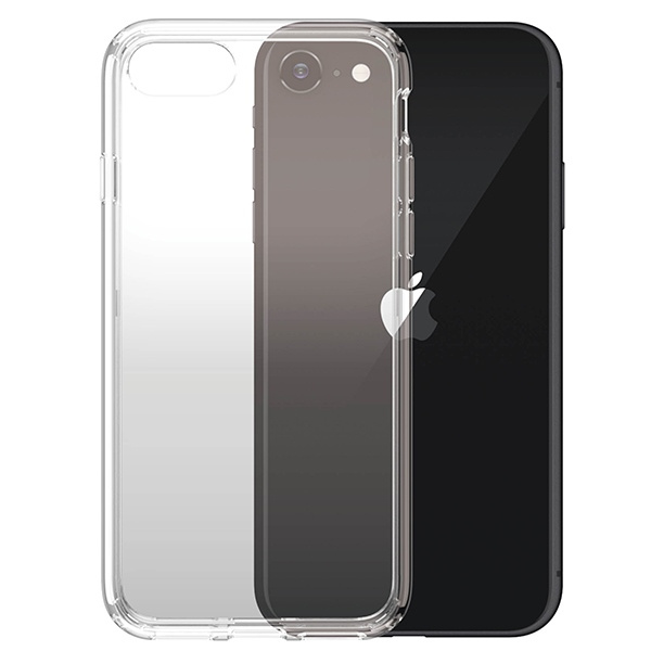 PanzerGlass HardCase iPhone SE 2022 / SE 2020 / 7 / 8 Antibakteriell Militärische Qualität Mandarine transparent 0377