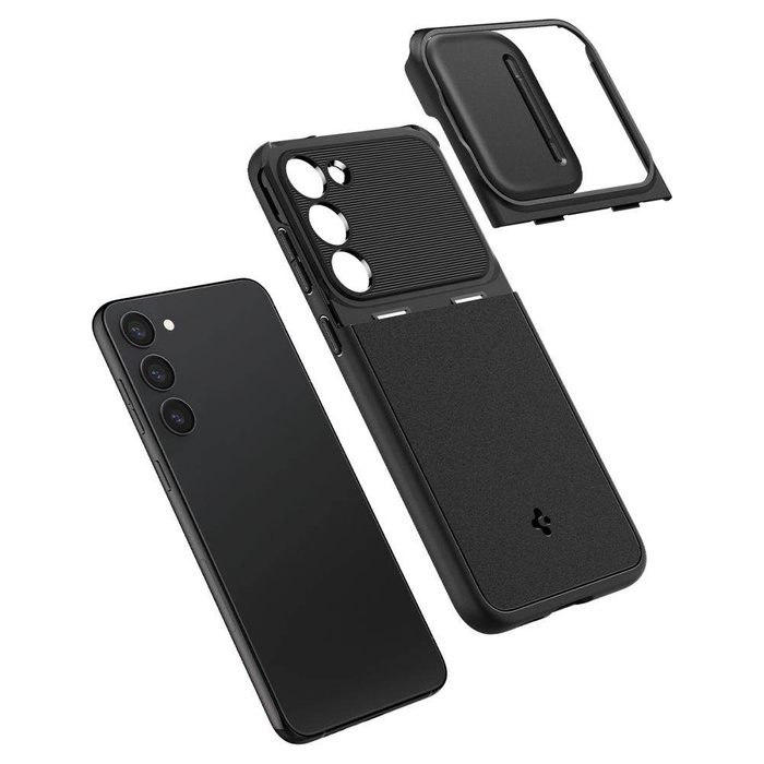 Cover Spigen Optik Armor Galaxy S23 Plus Nero Case