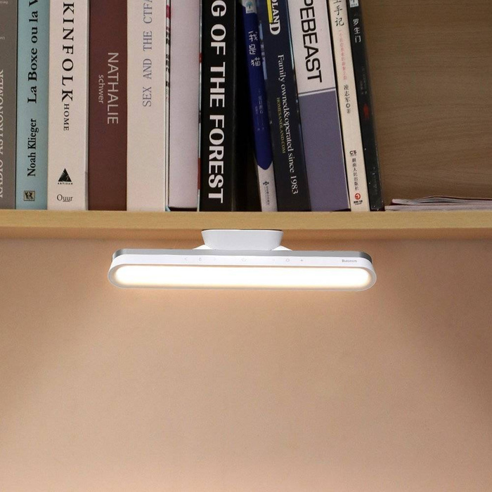Baseus Magnetická noční LED lampa pro domácí skříňku Kuchyň Bílá (DGXC-02)