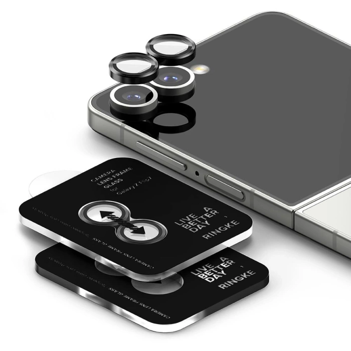 OSŁONA APARATU RINGKE CAMERA FRAME PROTECTOR 2-PACK GALAXY Z FLIP 7 BLACK