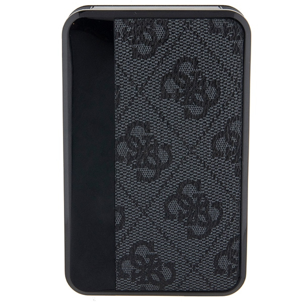 Guess Powerbank 18W GUPB10DP4GEGK 10000mAh black/black 4G Leather Metal Logo