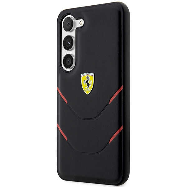 Case Ferrari FEHCS23MPBAK S23 Plus S916 black/black hardcase Hot Stamp Lines