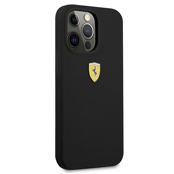 Ferrari FESSIHCP13XBK iPhone 13 Pro Max 6.7" black/black hardcase Silicone