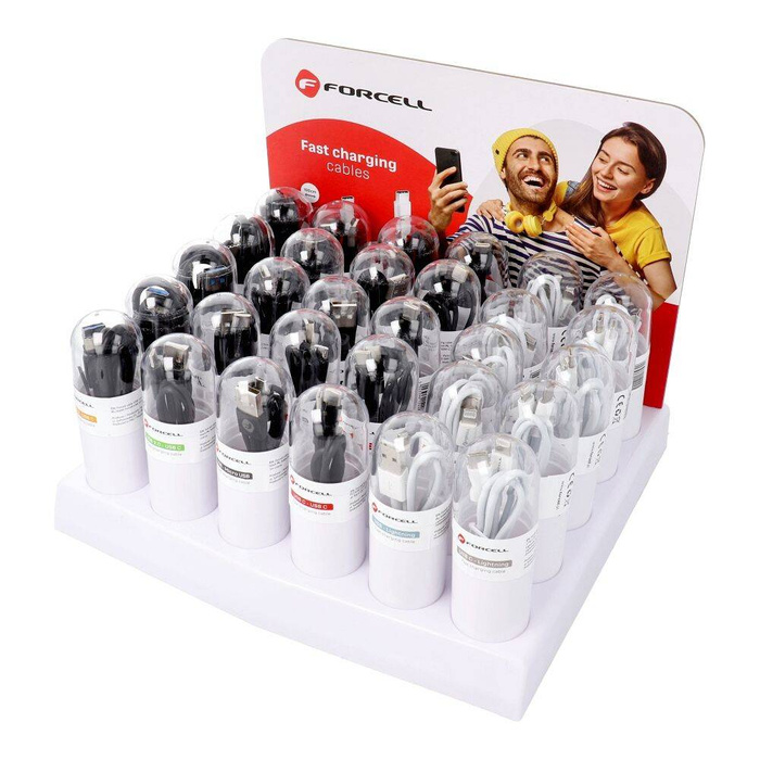 Stand na kable w tubach Forcell 30 miejsc D336 + logo