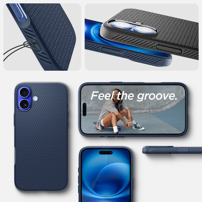Spigen Liquid Air IPhone 16 BLEU NAVY