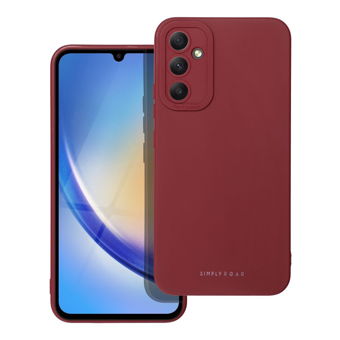 ROAR futerał LUNA do SAMSUNG A34 5G czerwony