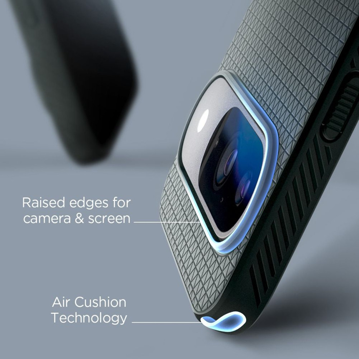 Cover Spigen Liquid Air GOOGLE PIXEL 9 / 9 PRO VERDE ABISSO