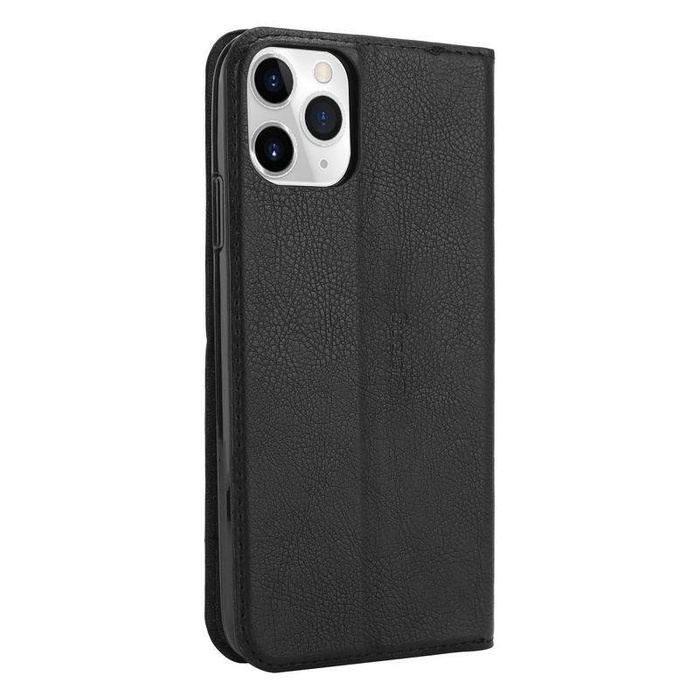 Case Crong Folio Case iPhone 11 Pro with flap for magnes black