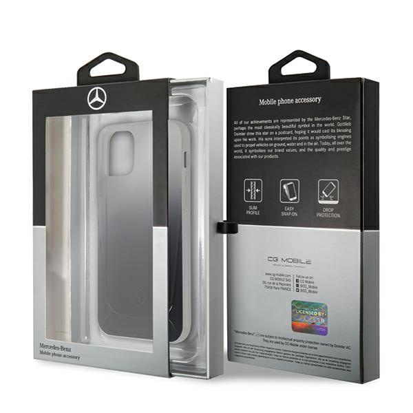  Mercedes   12 Mini Transparent Line Black Case