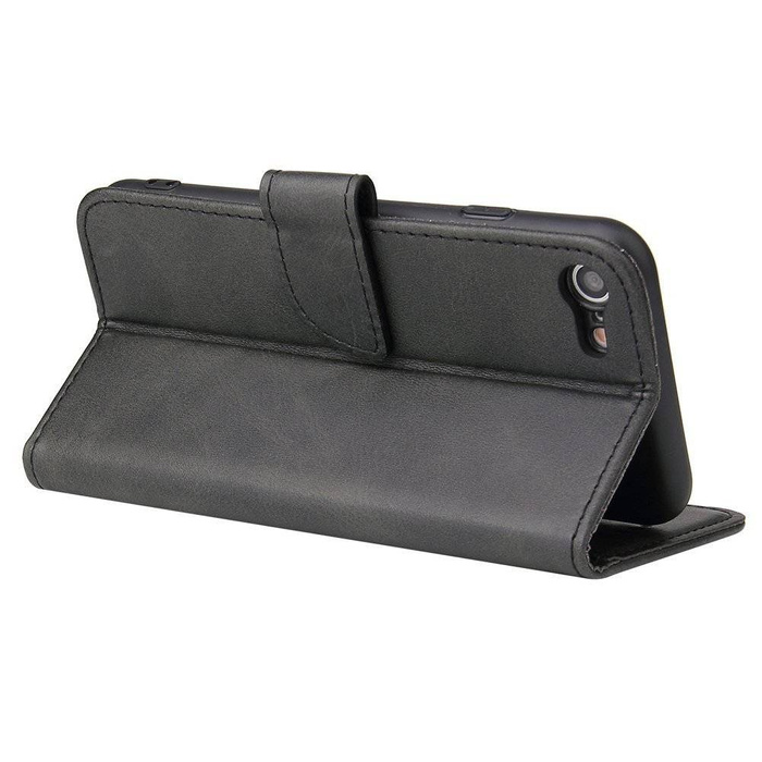 Magnet Case étui élégant coque housse avec rabat et fonction stand iPhone SE 2022 / SE 2020 / iPhone 8 / iPhone 7 noir