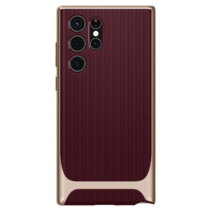 Case Spigen Samsung Galaxy S22 Ultra Neo Hybrid Maroon Case